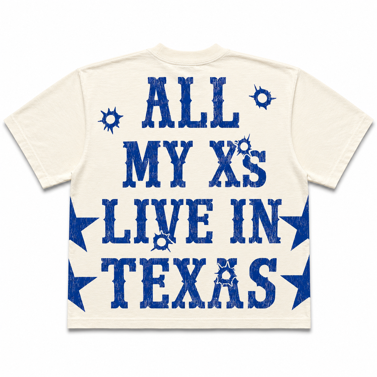 “All My X’s” Tee Blue
