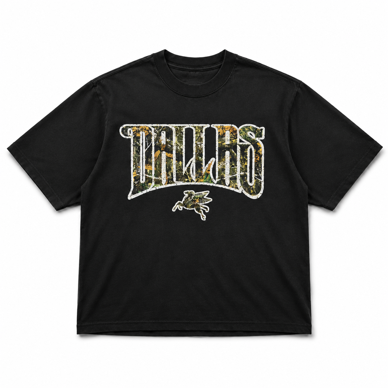 Dallas Camo Tee Black