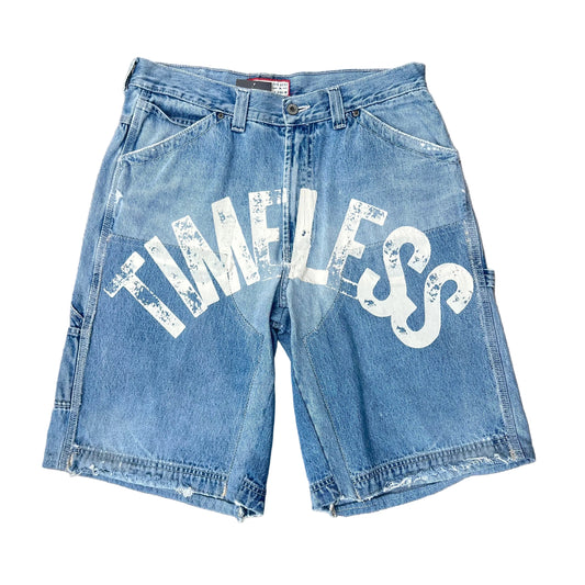 Vintage Reworked Timeless Jorts Size 33 Waist