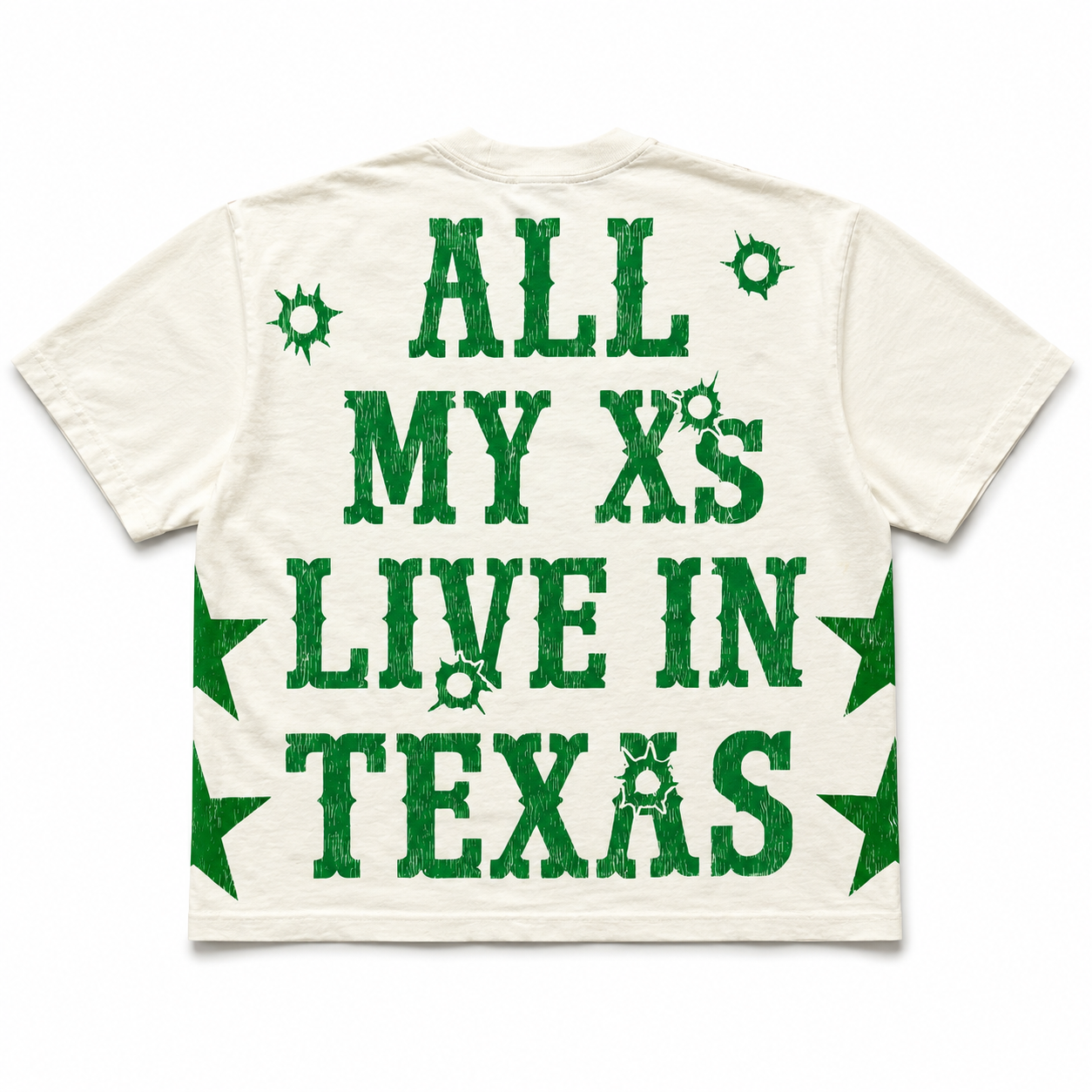 “All My X’s” Tee Green