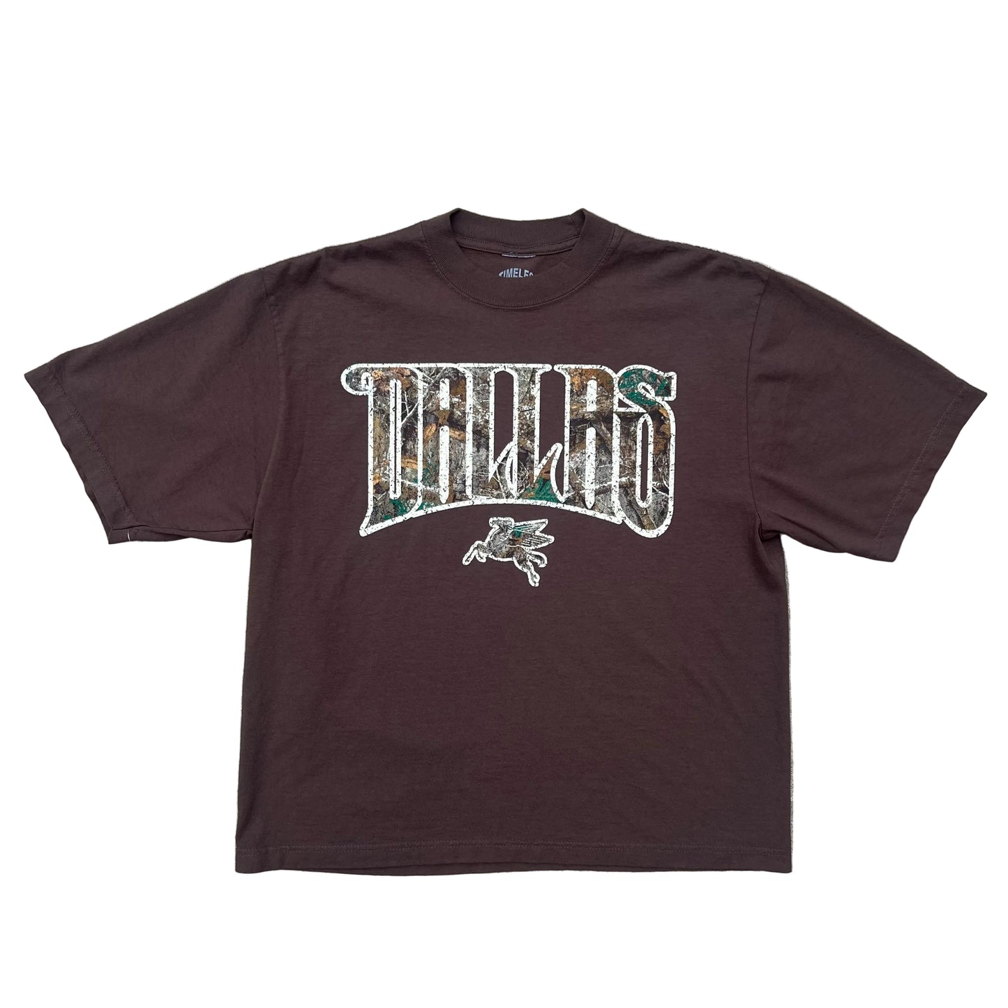 Brown Dallas Camo Tee