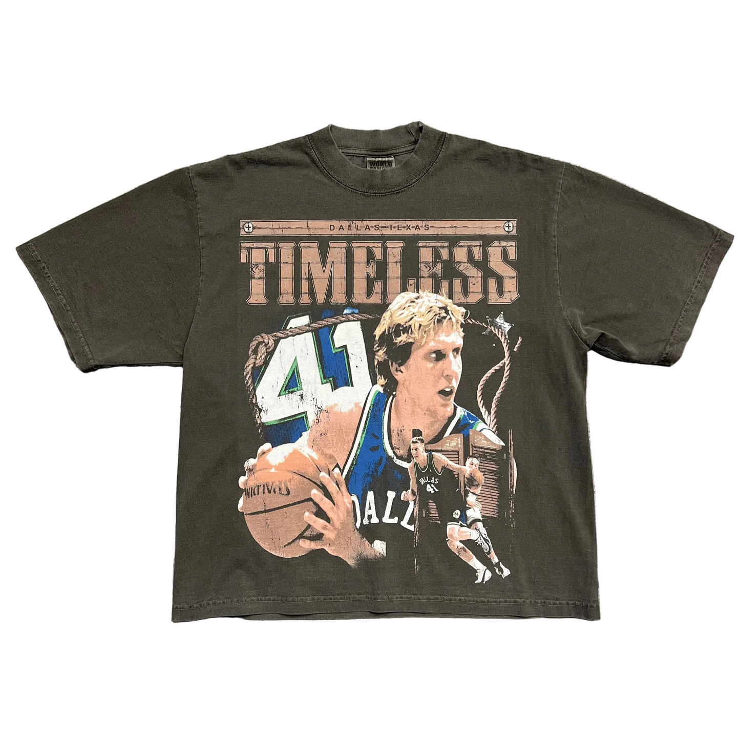 Dirk Nowitzki Grey Tee