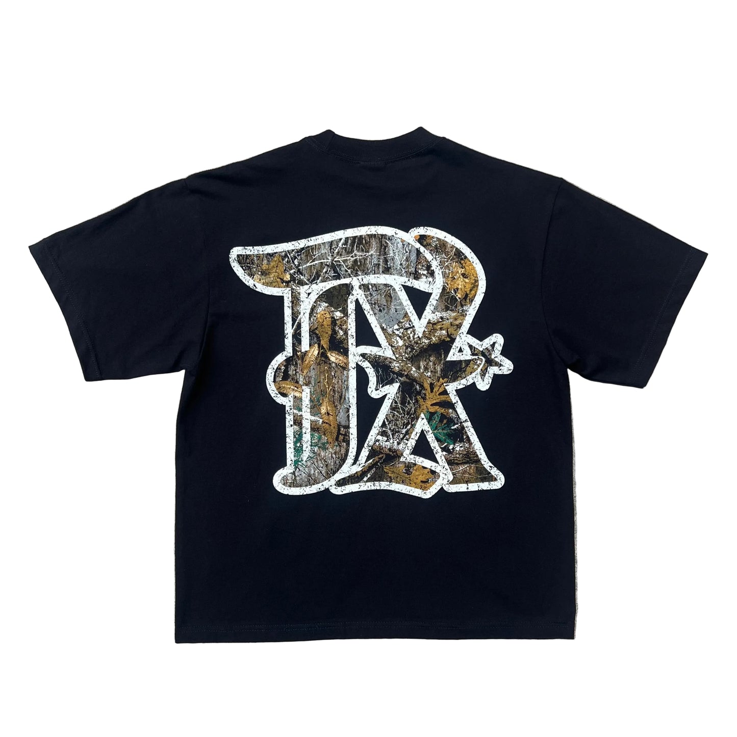 Black Dallas Camo Tee