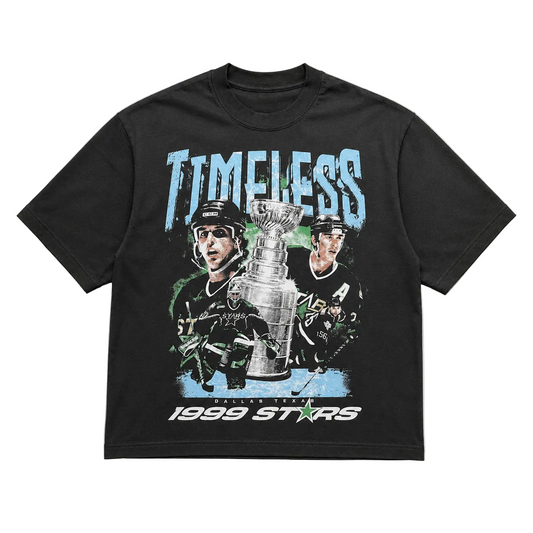 Timeless Stars Tee Vintage off-Black