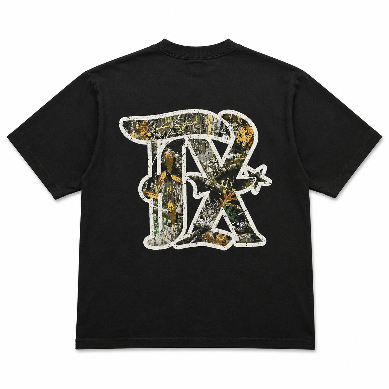 Dallas Camo Tee Black