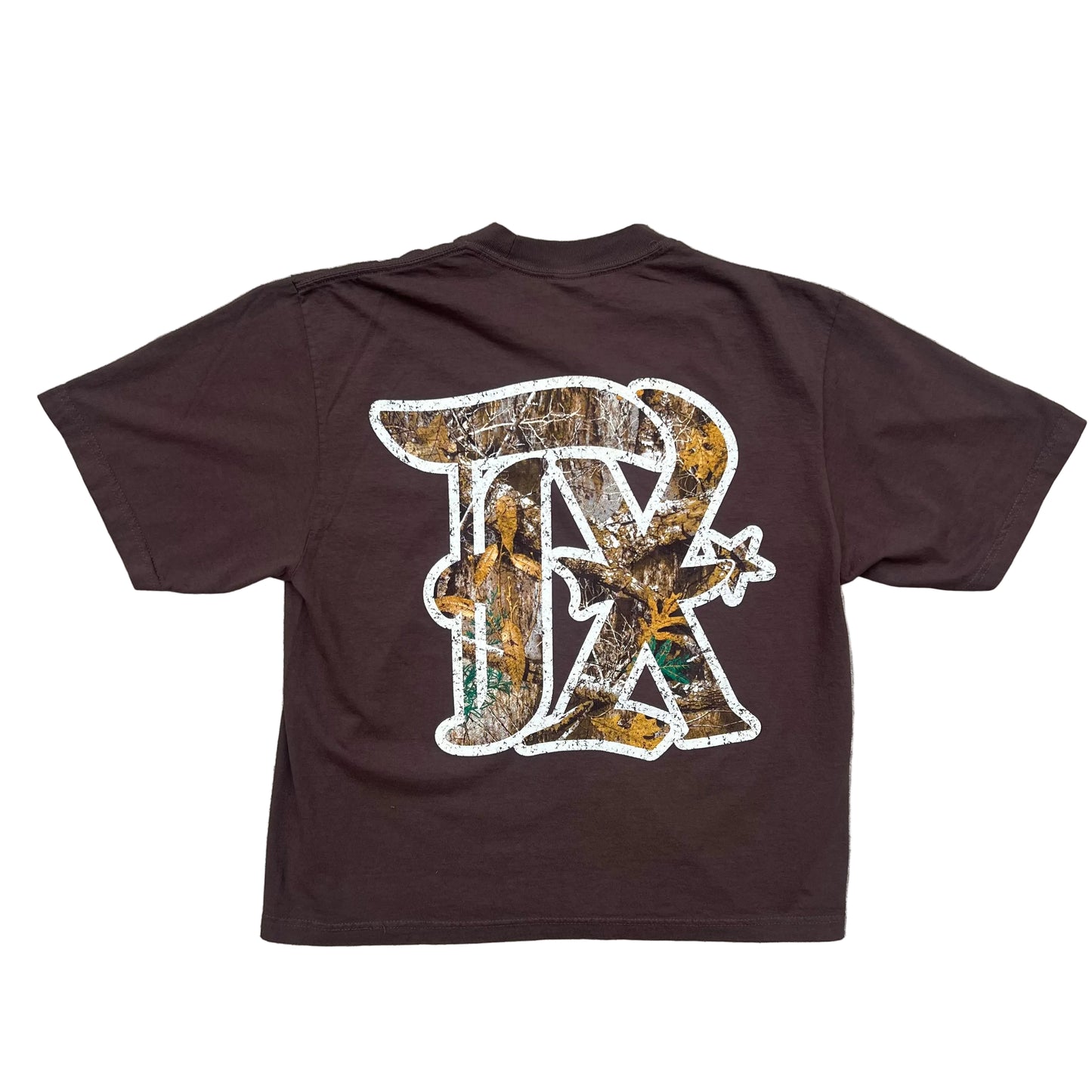 Brown Dallas Camo Tee