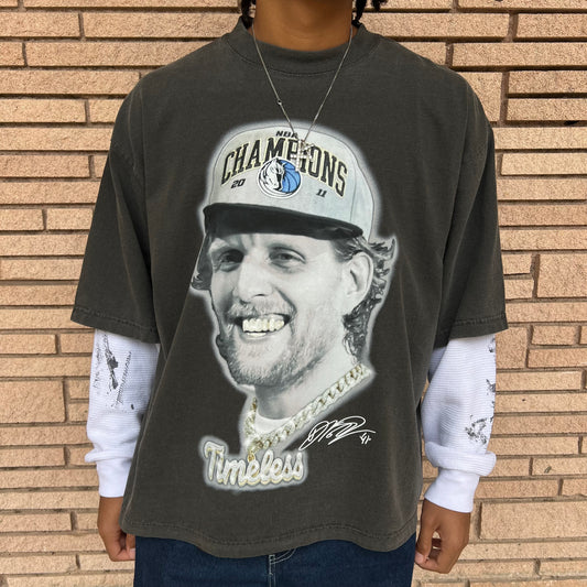 Dirk Finals Tee Grey