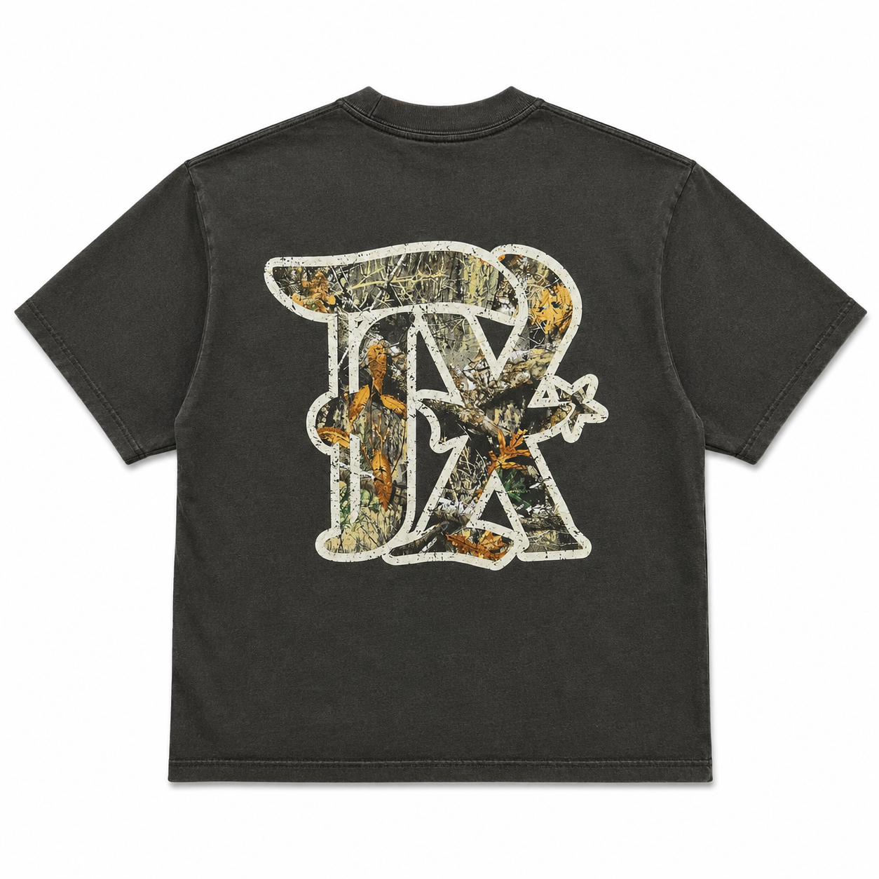 Dallas Camo Tee Vintage Grey