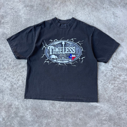 Timeless Buckle Tee Gray