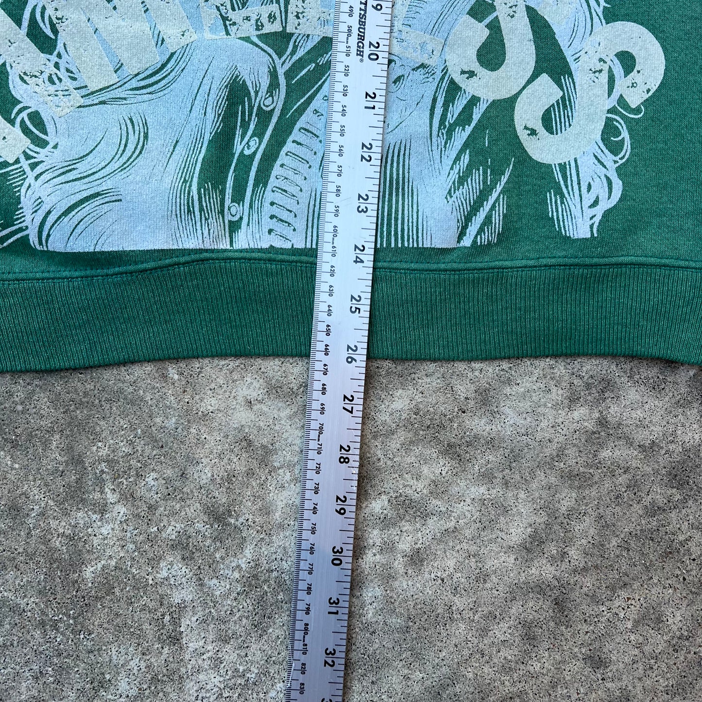 Timeless Cowgirl Crewneck Kelly Green Medium