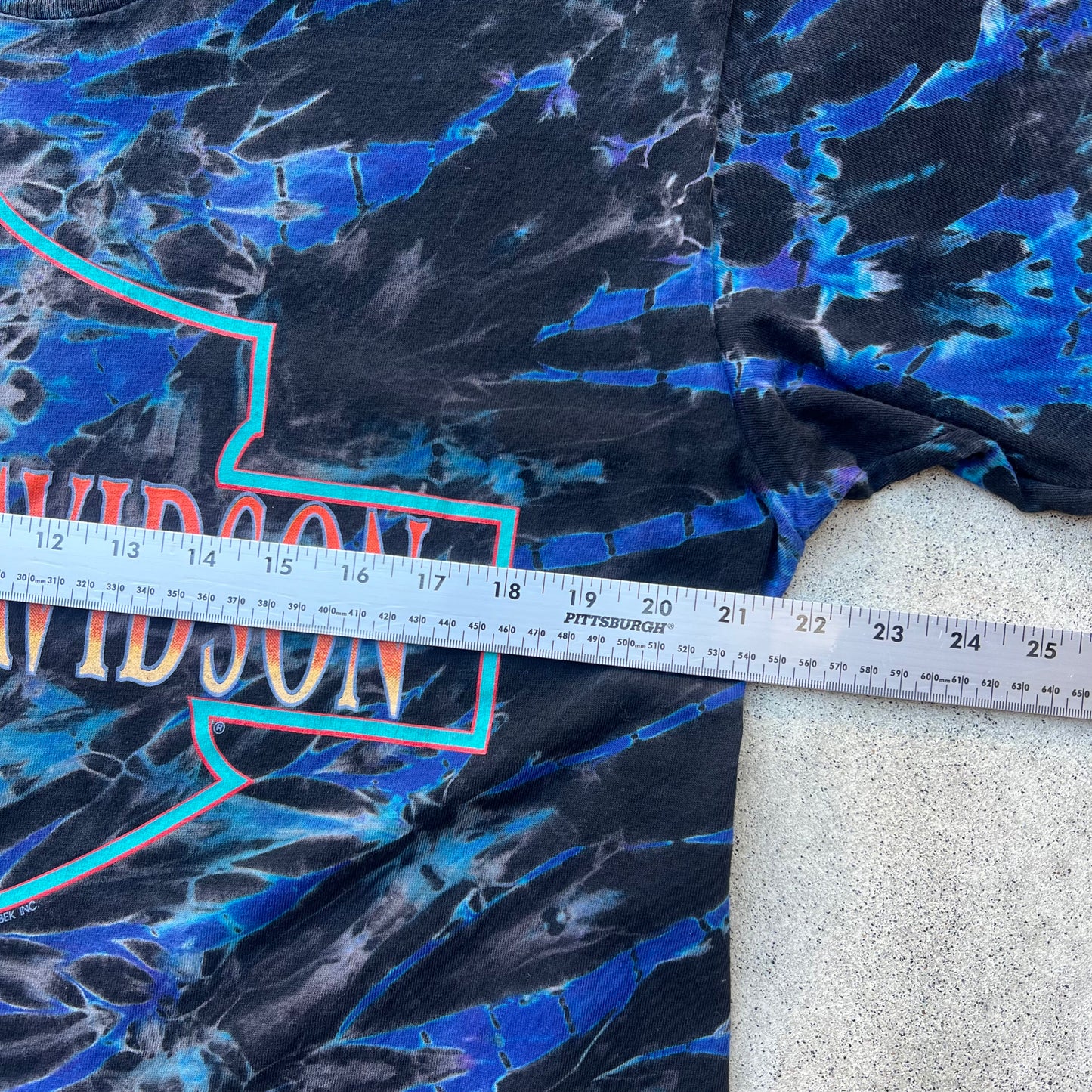 Vintage Tye Dye Harley Davidson Shirt Size Large