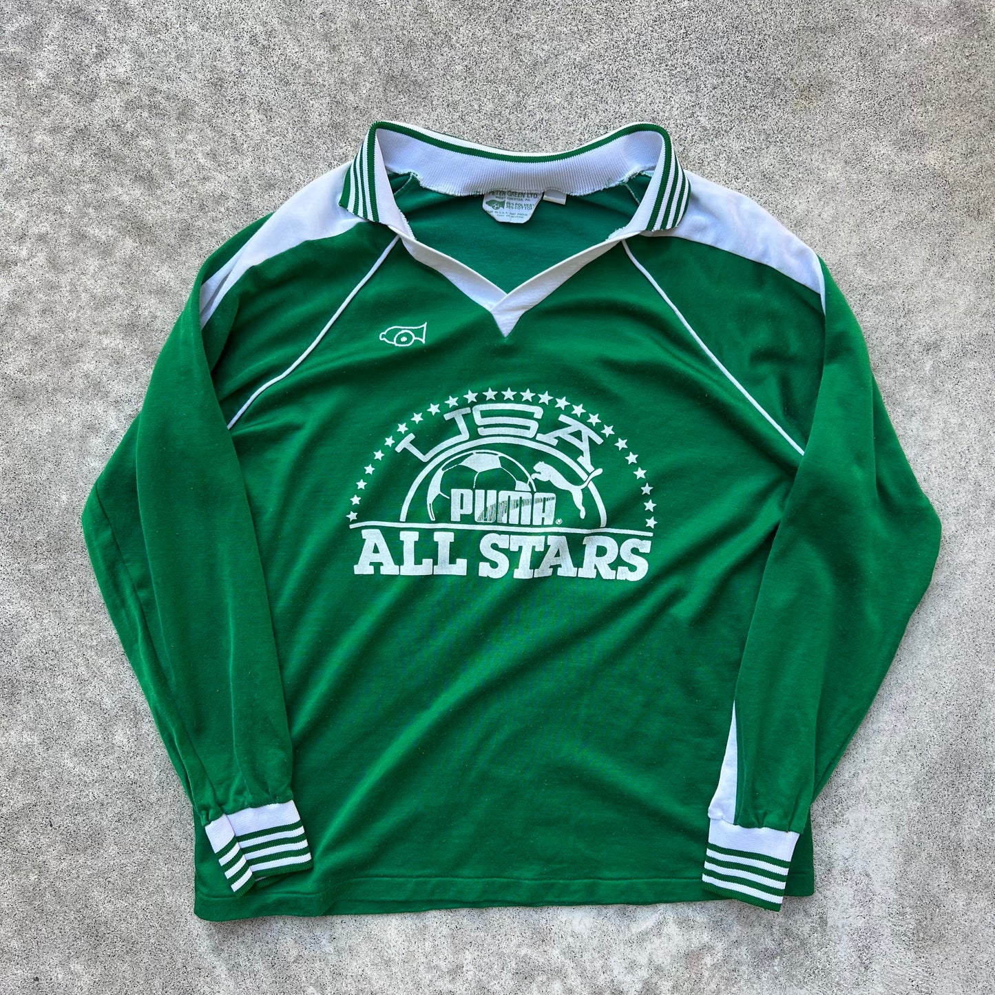 Vintage 80s Puma All Stars Jersey Large