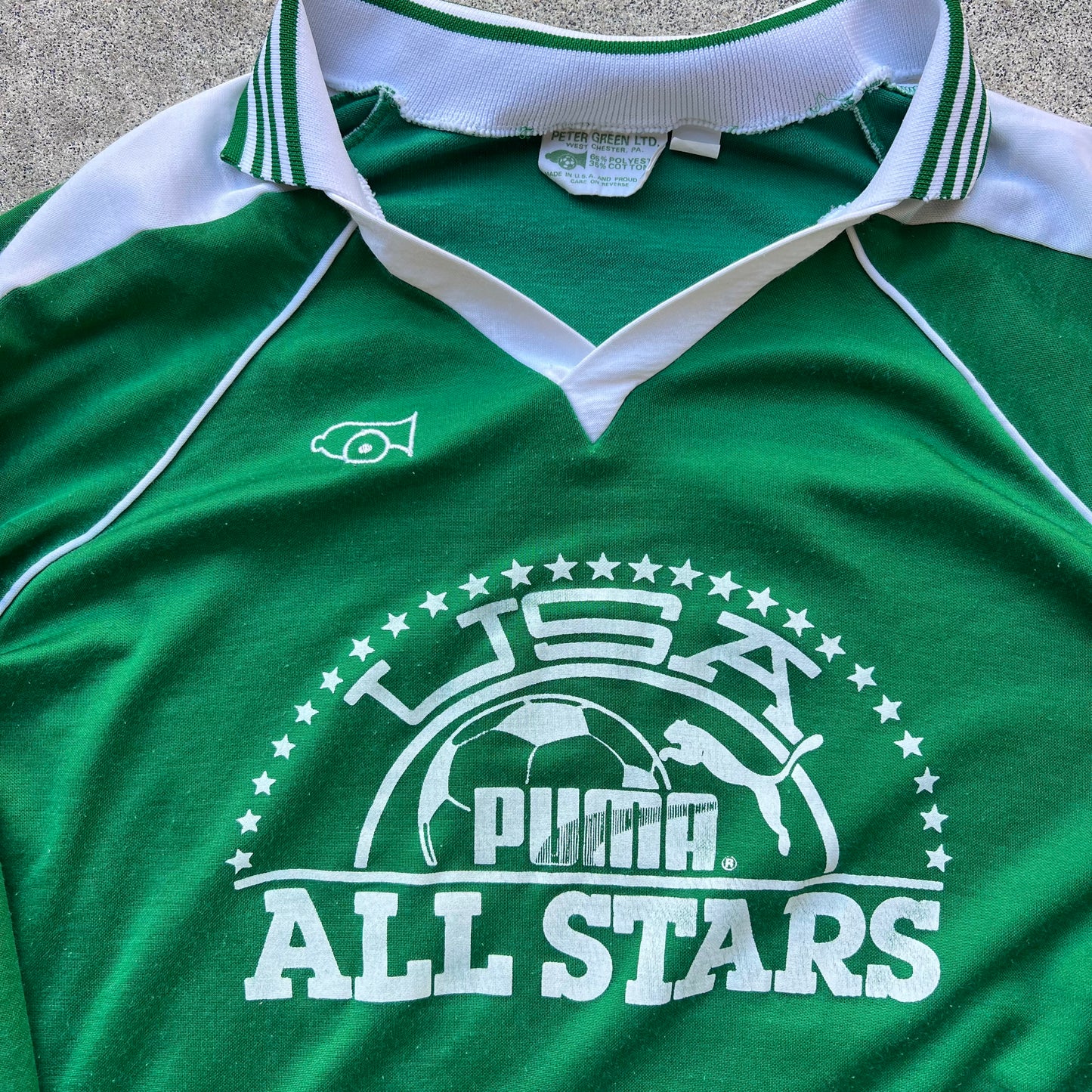 Vintage 80s Puma All Stars Jersey Large